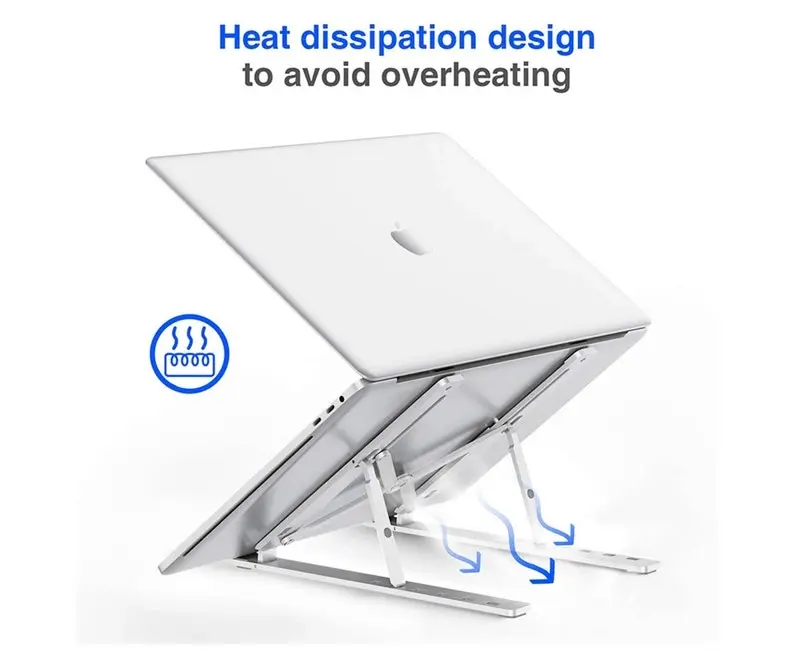 Folding Stand for Laptops, Tablets, Smart Phones WHITE