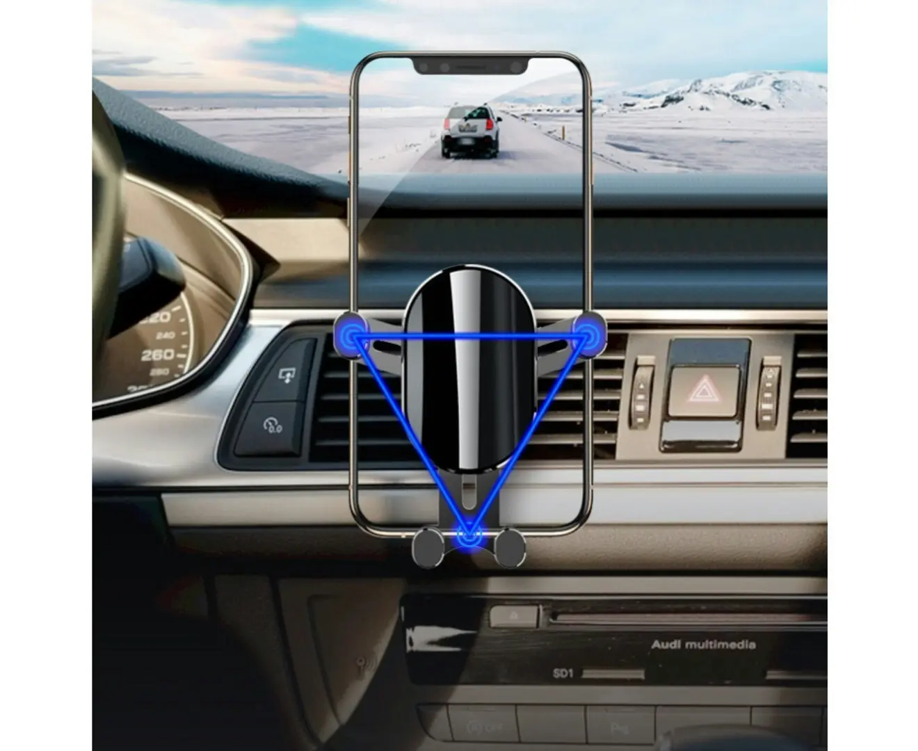 USP Universal Gravity Car Mount Phone Holder