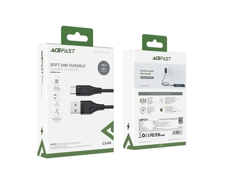 ACEFAST Charging Data Cable C3-04 USB-A to USB-C