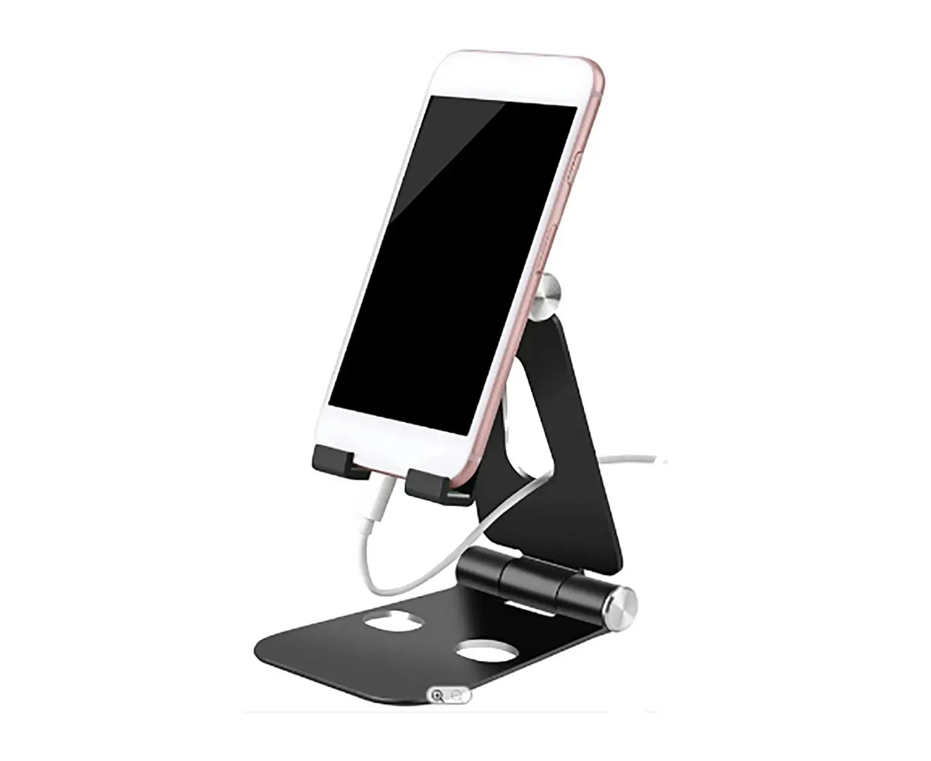 Orotec Foldable Metal Phone and Tablet Stand (Medium Size) Black