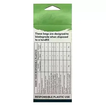 Bio-Gone Biodegradable Dog & Cat Poo Bags - 4 rolls/80 bags