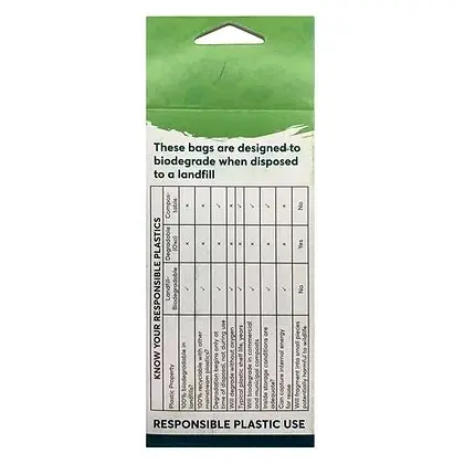 Bio-Gone Biodegradable Dog & Cat Poo Bags - 4 rolls/80 bags