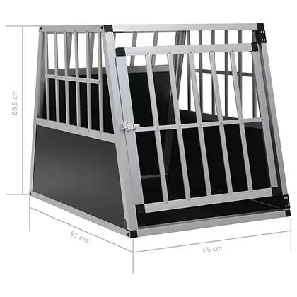 Vehicle Transport Dog Cage - Single Door