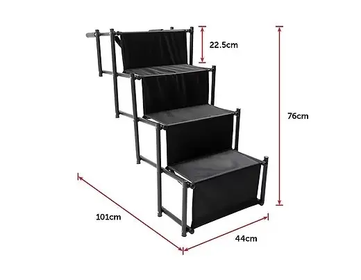 Folding Pet Dog Car Boot Ladder Access Steps