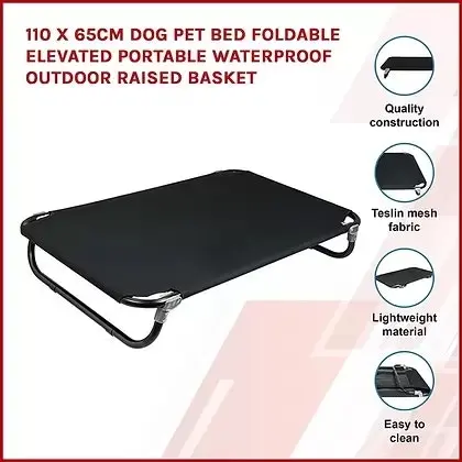 Dog Pet Bed Raised Foldable Elevated Portable