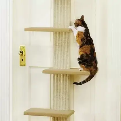 Over-the-door Cat Climber Scratch Tower