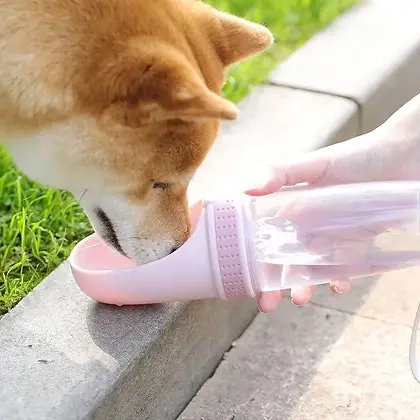 Portable Dog Puppy Waterer Drinking Cup