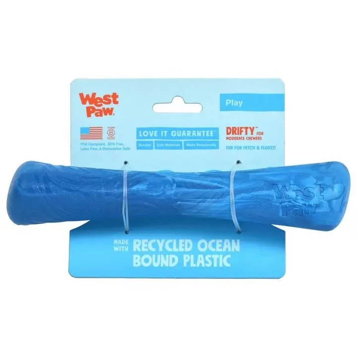 West Paw Seaflex Recycled Plastic Tug Dog Toy - Drifty