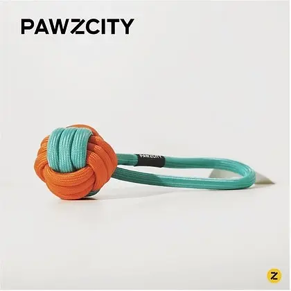 PAWZCITY Interactive Rope Ball