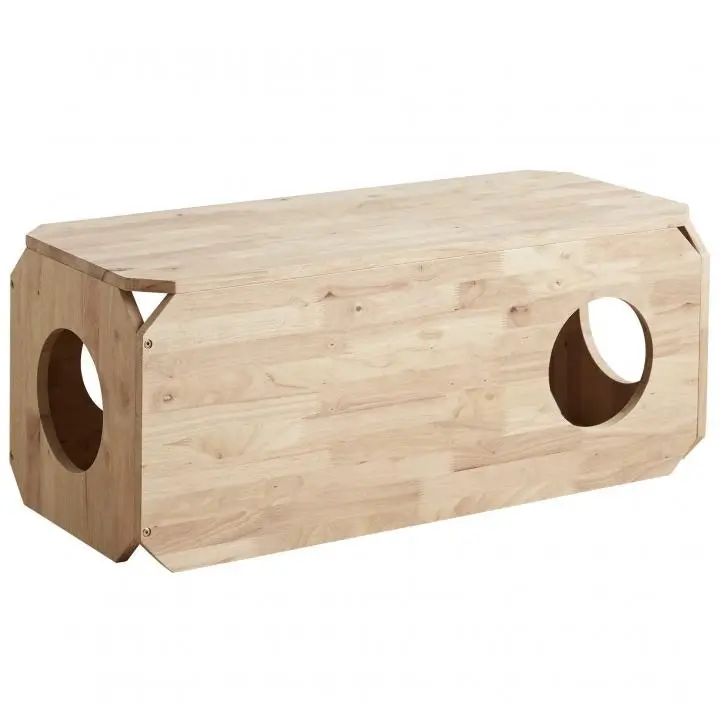 Cheska Wooden Cat Bench