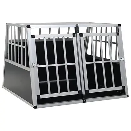 Vehicle Transport Dog Cage - Double Door