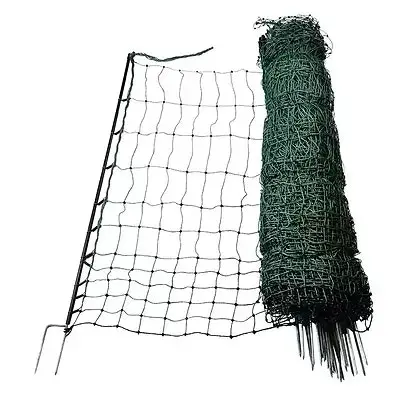 Nemtek 50mtr Poultry Mesh Netting with Poles