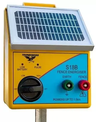 Thunderbird Solar 20km Electric Fence Energiser