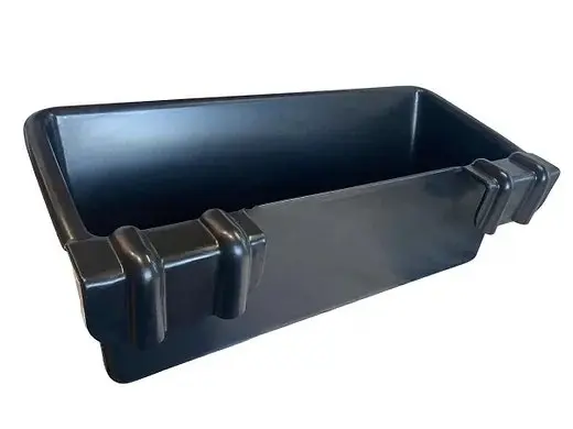 Feed Trough with Rail Bracket