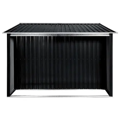 Steel Garden Shed with Sliding Doors - 329.5 x 205 x 178cm