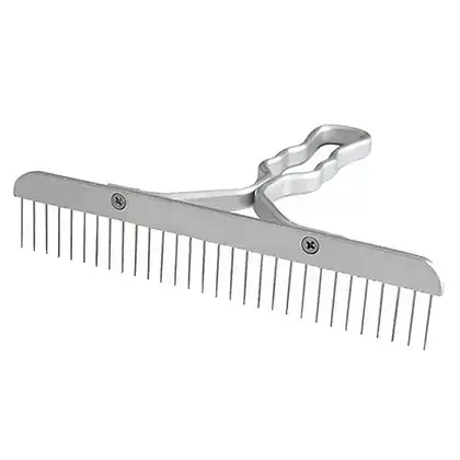 Equine Horse Aluminium Skip Tooth Comb