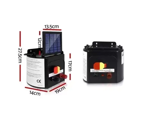 5km Solar Electric Fence Charger Energiser