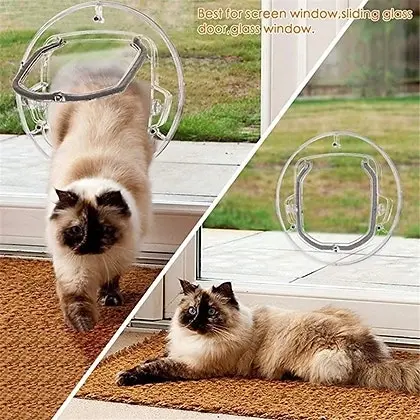 Glass Pet Door - Cats & Dogs