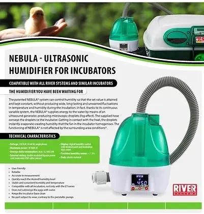 Nebula Ultrasonic Small Animal Incubator Humidifier