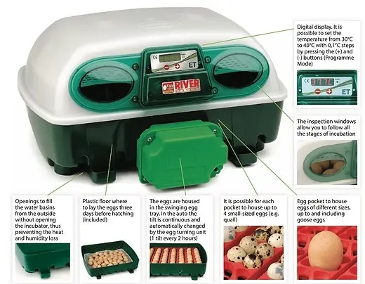 River Systems Eggtech 24 Egg Incubator