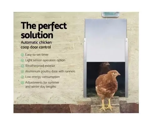 Automatic Chicken Coop Door Opener Cage Closer