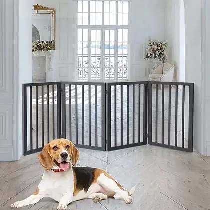 Retractable Foldable Indoors Pet Fence Gate