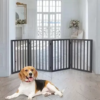 Retractable Foldable Indoors Pet Fence Gate