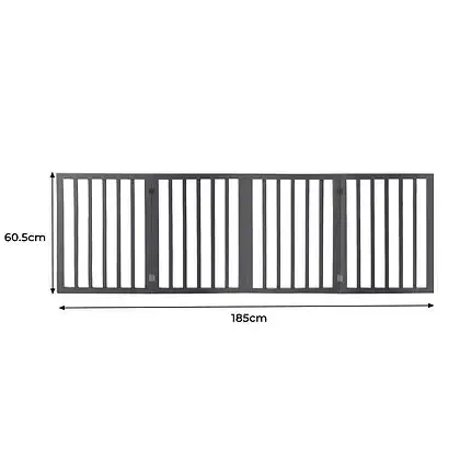 Retractable Foldable Indoors Pet Fence Gate