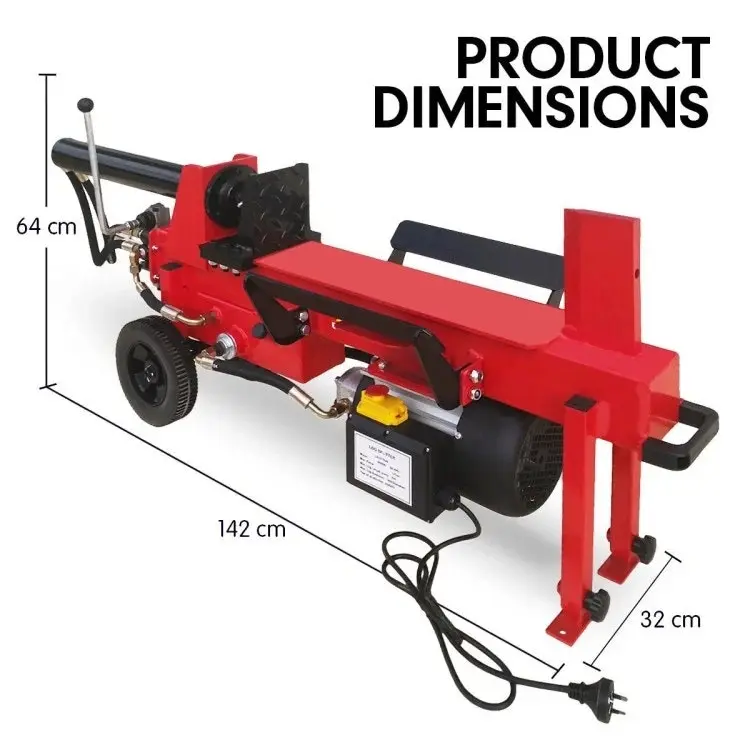 12 Ton Electric Hydraulic Wood Log Splitter