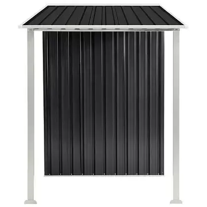 Steel Garden Shed with Sliding Doors - 386 x 131 x 178 cm