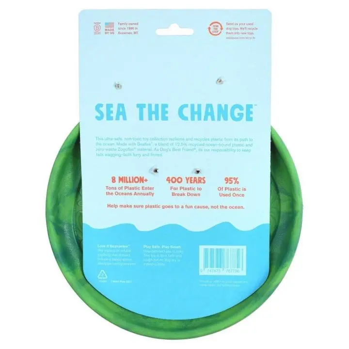 West Paw Seaflex Recycled Plastic Flyer Dog Toy - Sailz