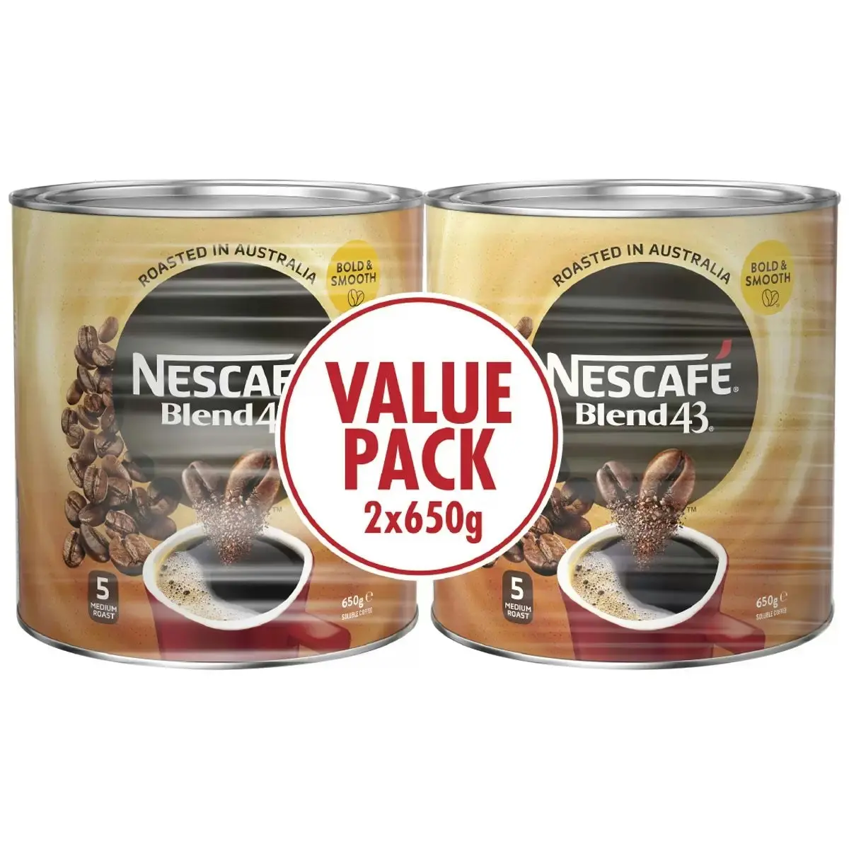 Nescafe Blend 43 Coffee 650g x 2