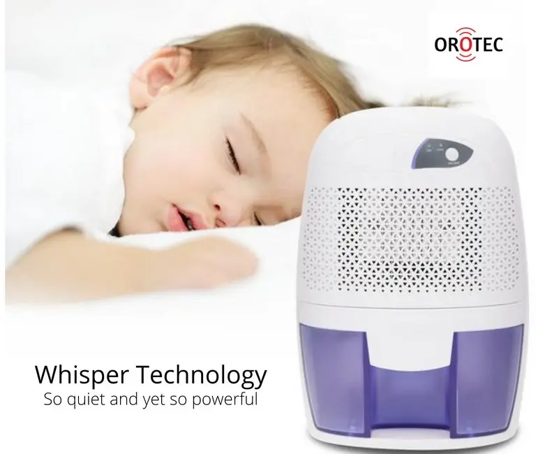 Orotec Whisper Technology Portable Dehumidifier