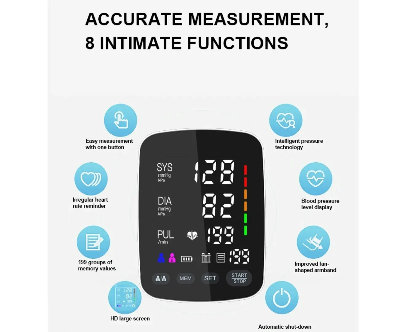 OROMED Digital Blood Pressure Monitor with Storable Readings History