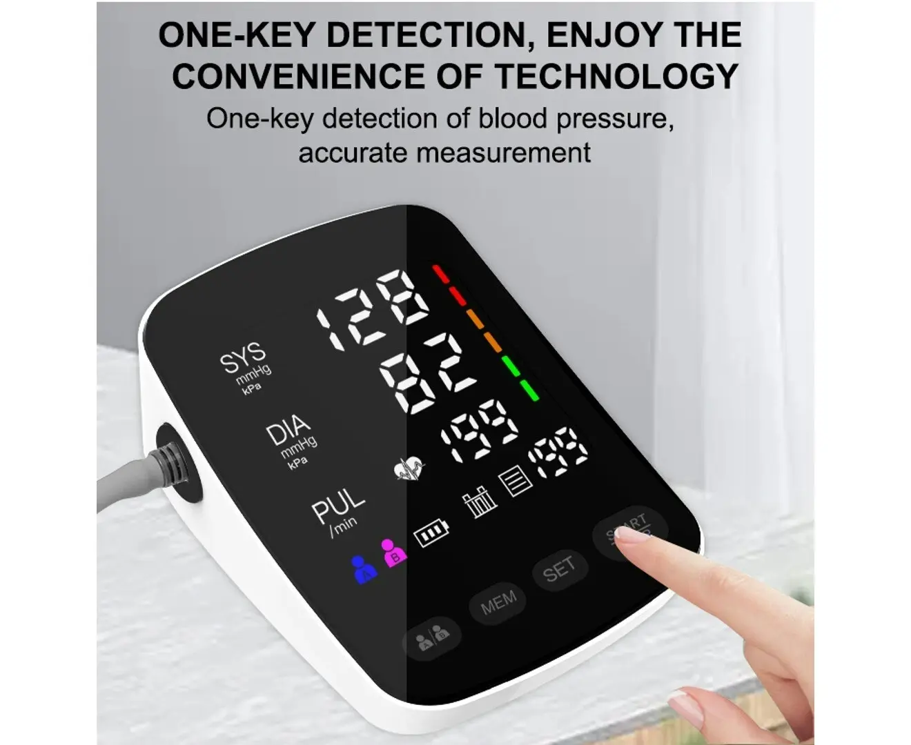 OROMED Digital Blood Pressure Monitor with Storable Readings History