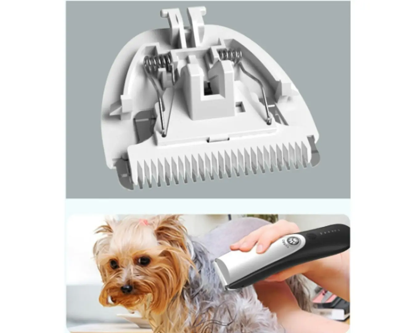 Professional Cordless Pet/Dog Trimmer and Clipper Grooming Kit For Home