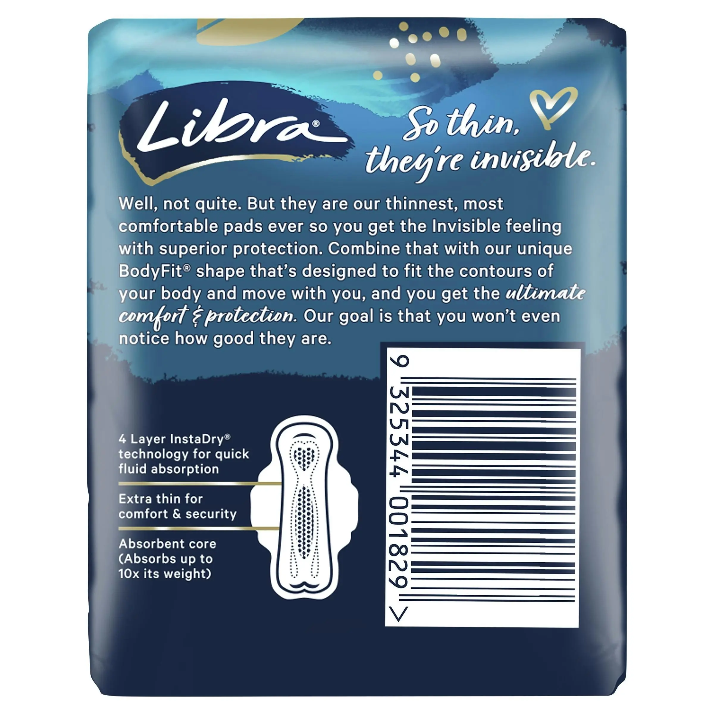 Libra Invisible Wing Super 10 Pack