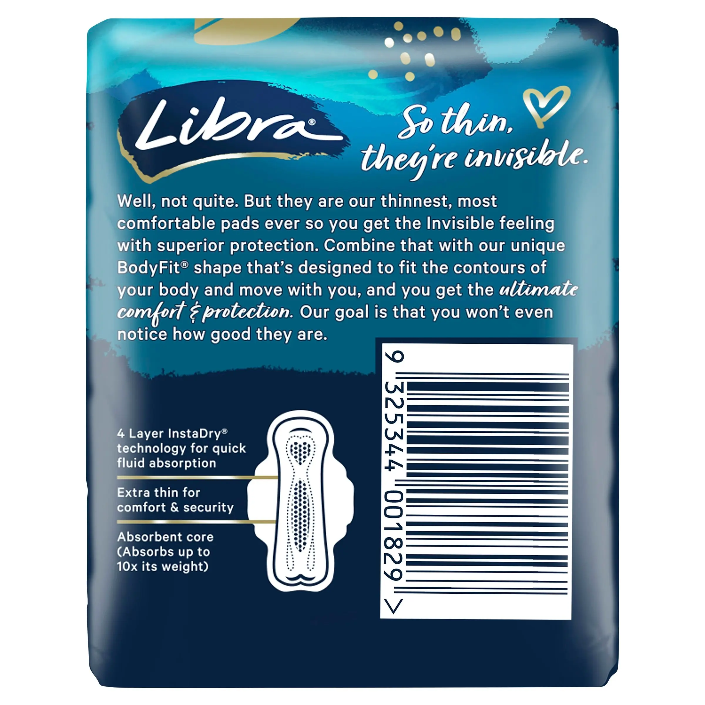 Libra Invisible Wing Super 10 Pack