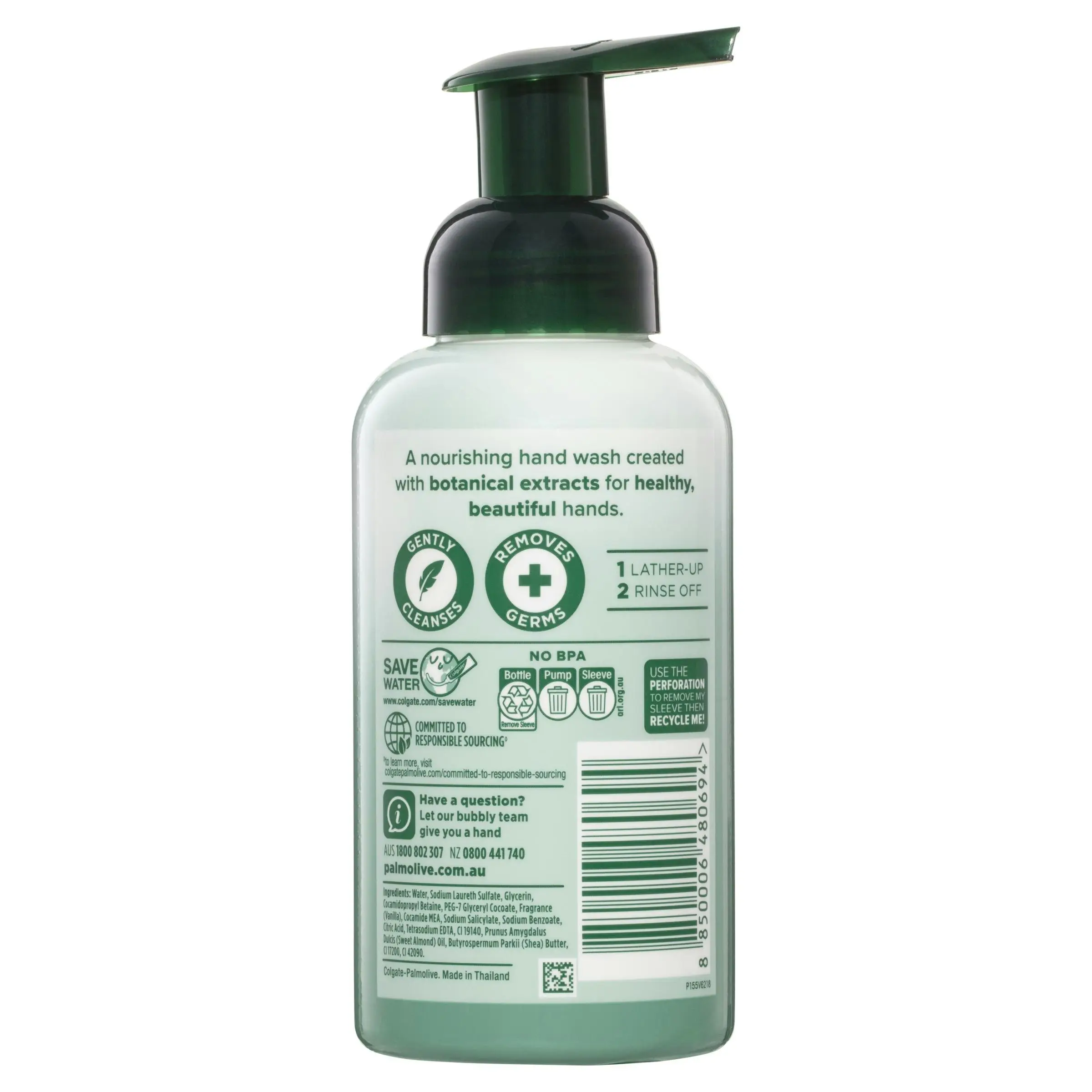 Palmolive Vanilla & Sweet Almond Foaming Hand Wash 400mL