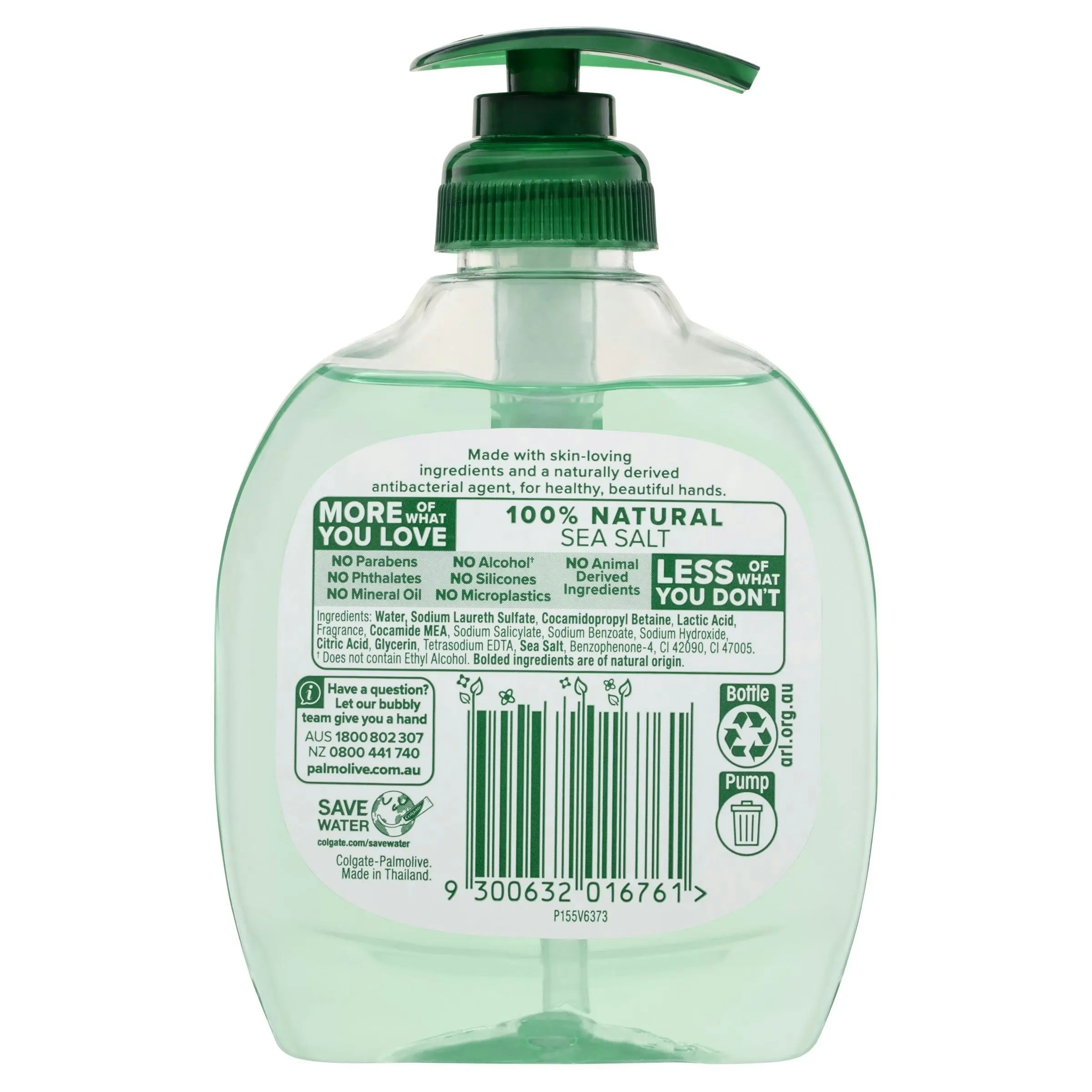 Palmolive Naturals Softwash Sea Minerals Hand Wash 250mL