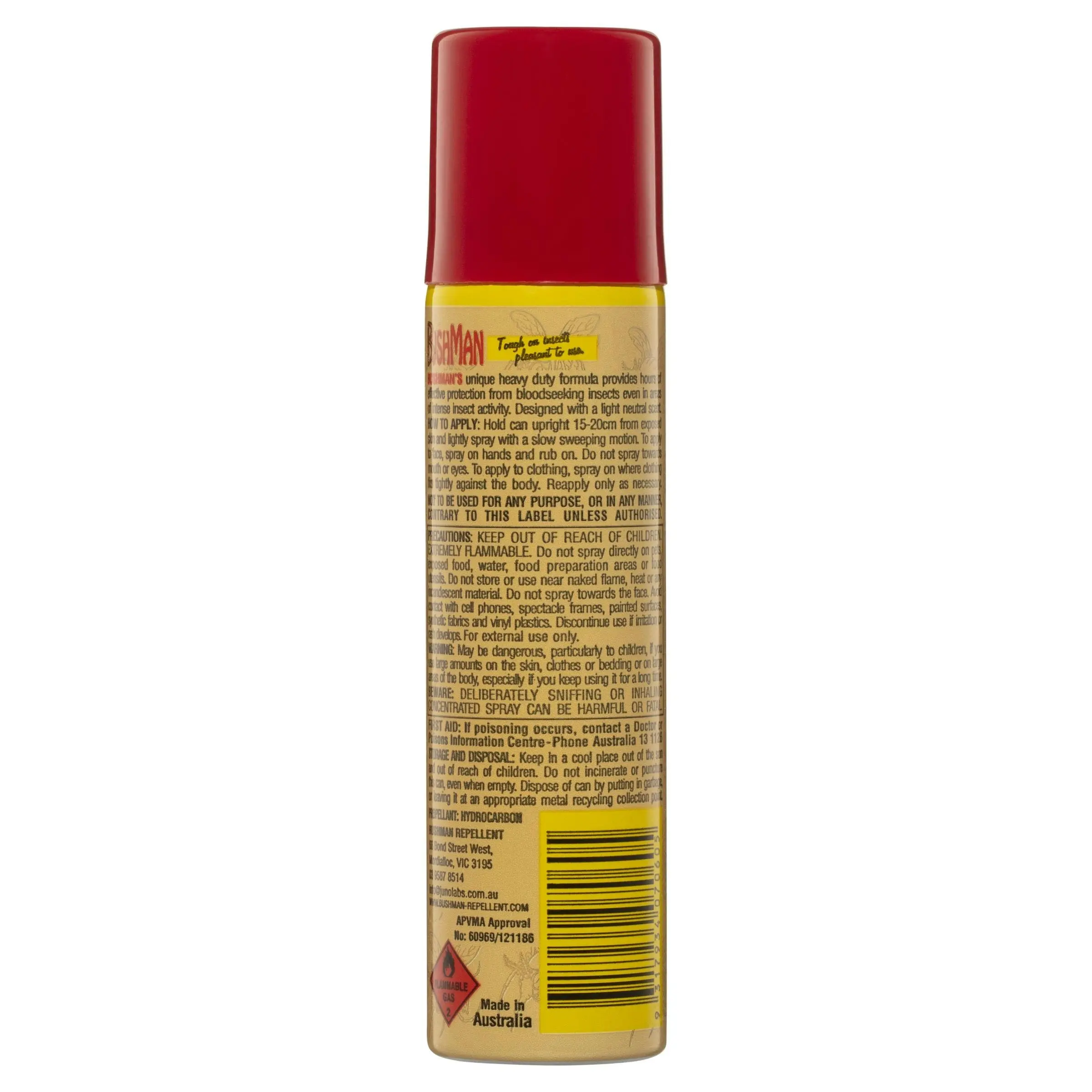 Bushman Ultra Insect Repellant Aerosol 60g