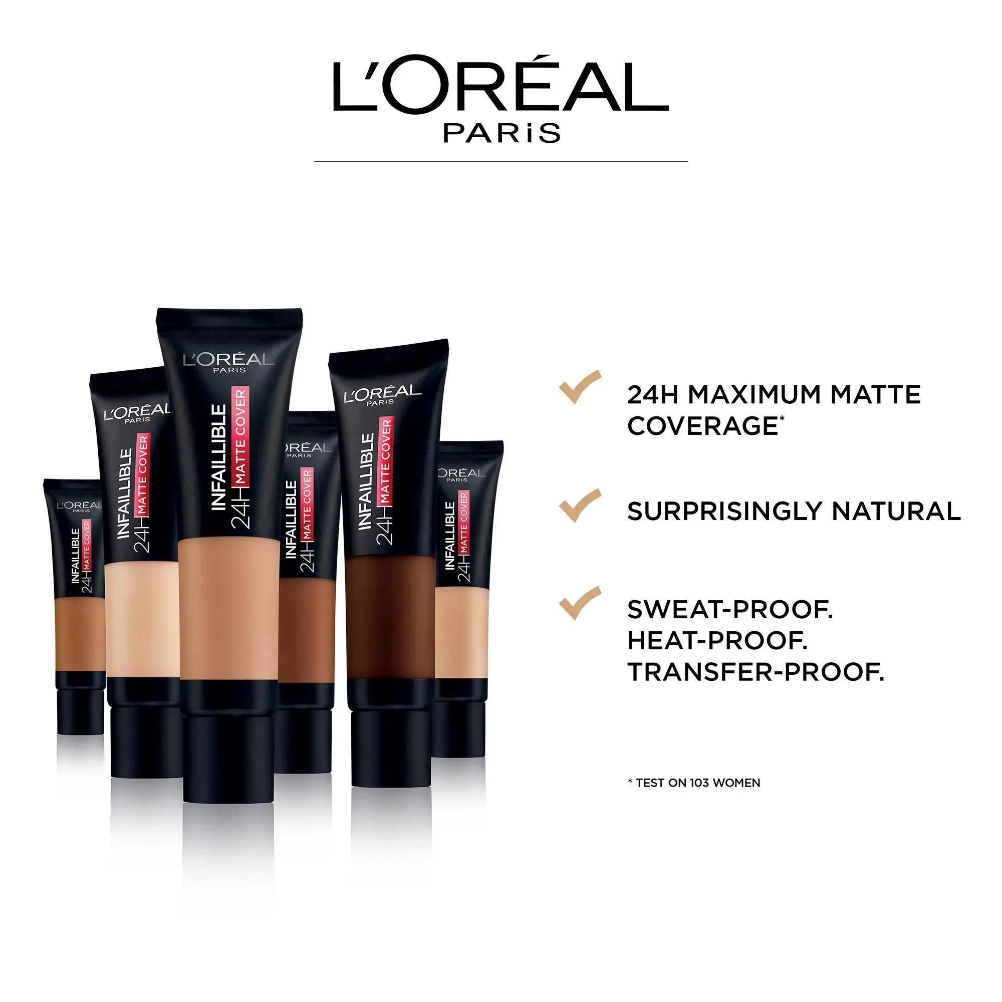 L'Oreal Infallible 24 Hour Matte Foundation 260 Golden Sun