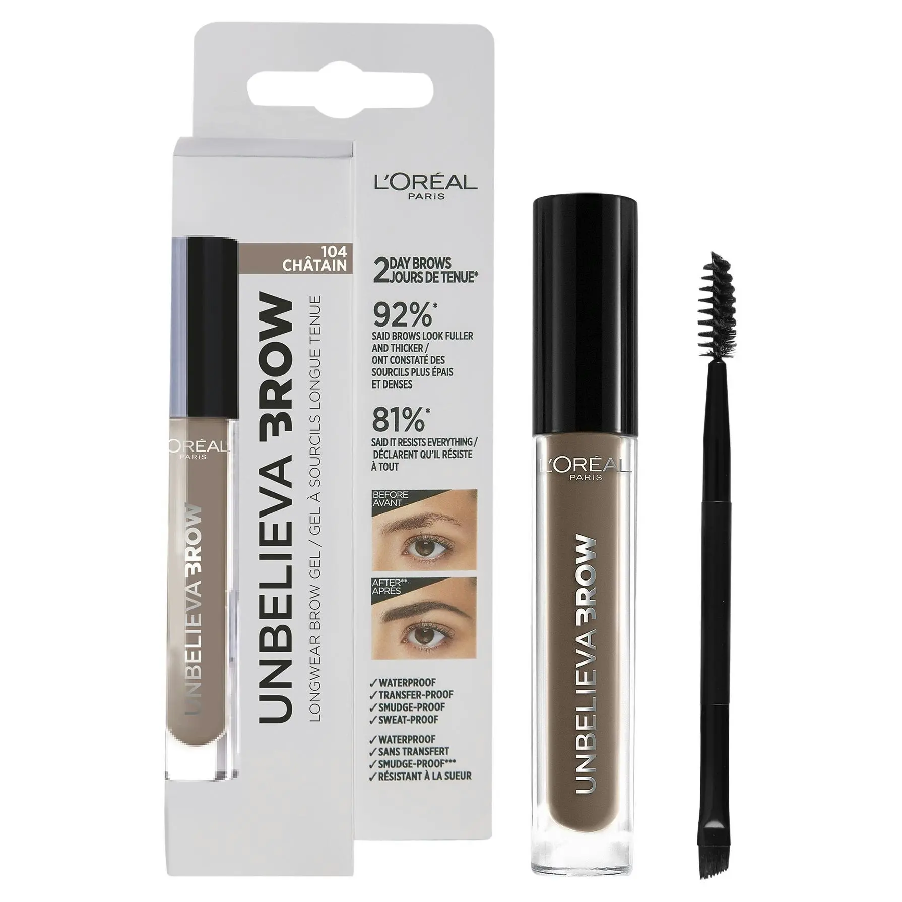 L'Oreal Unbelievabrow 104 Chatain