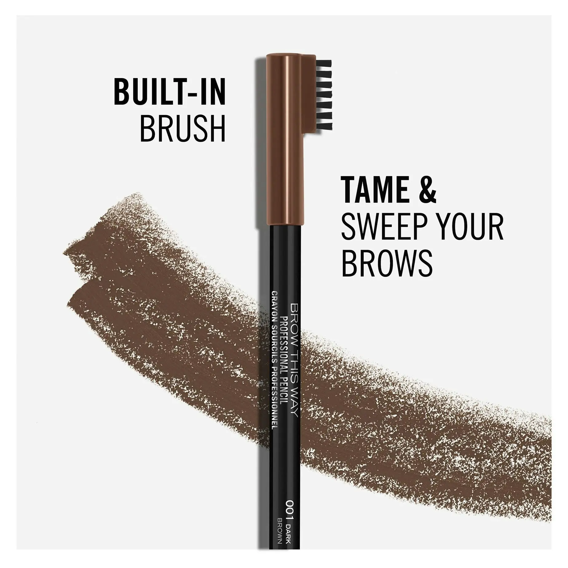 Rimmel Brow This Way Professional Eyebrow Pencil #001 Dark Brown