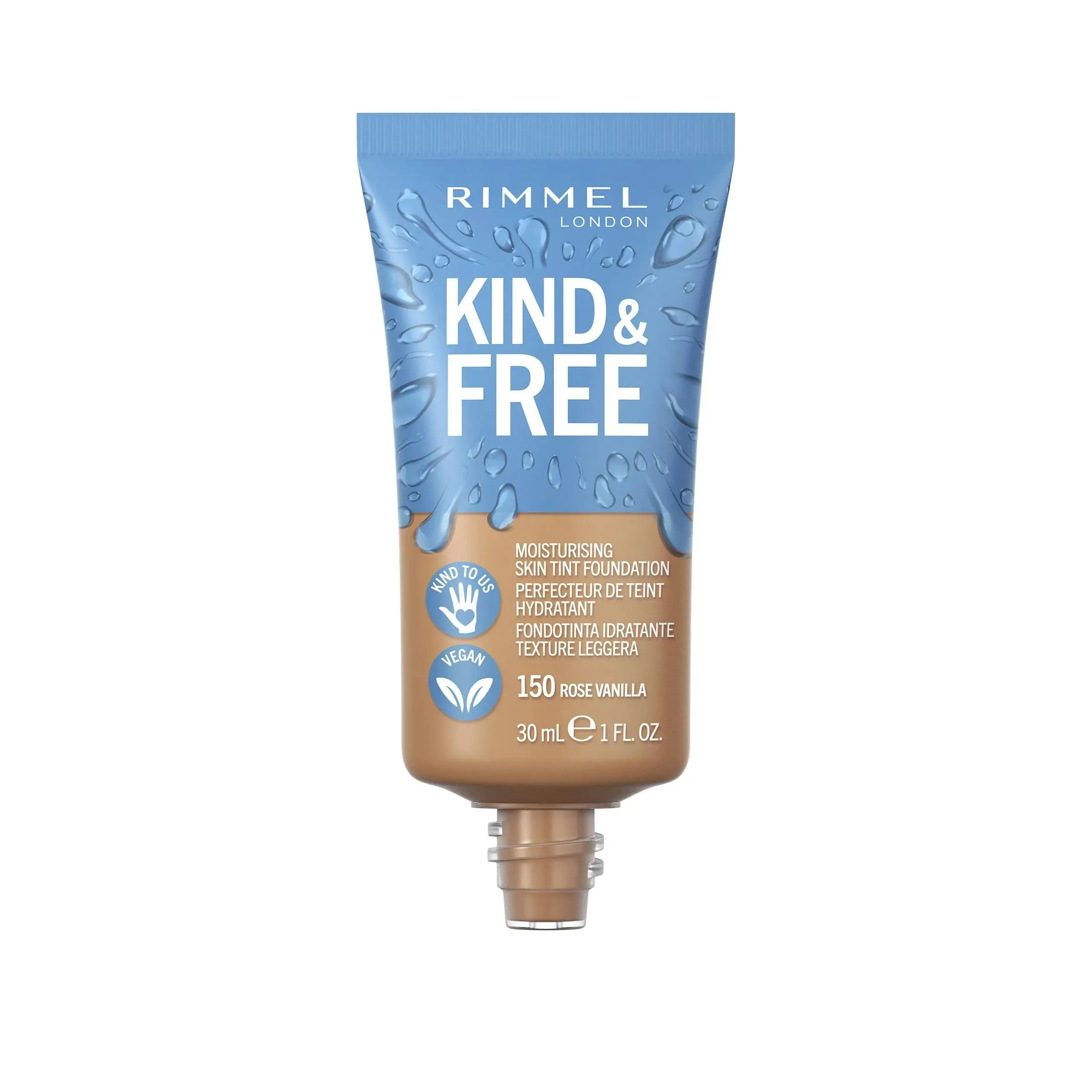 Rimmel Kind & Free Skin Tint Moisturising Foundation 30ml #160 Vanilla