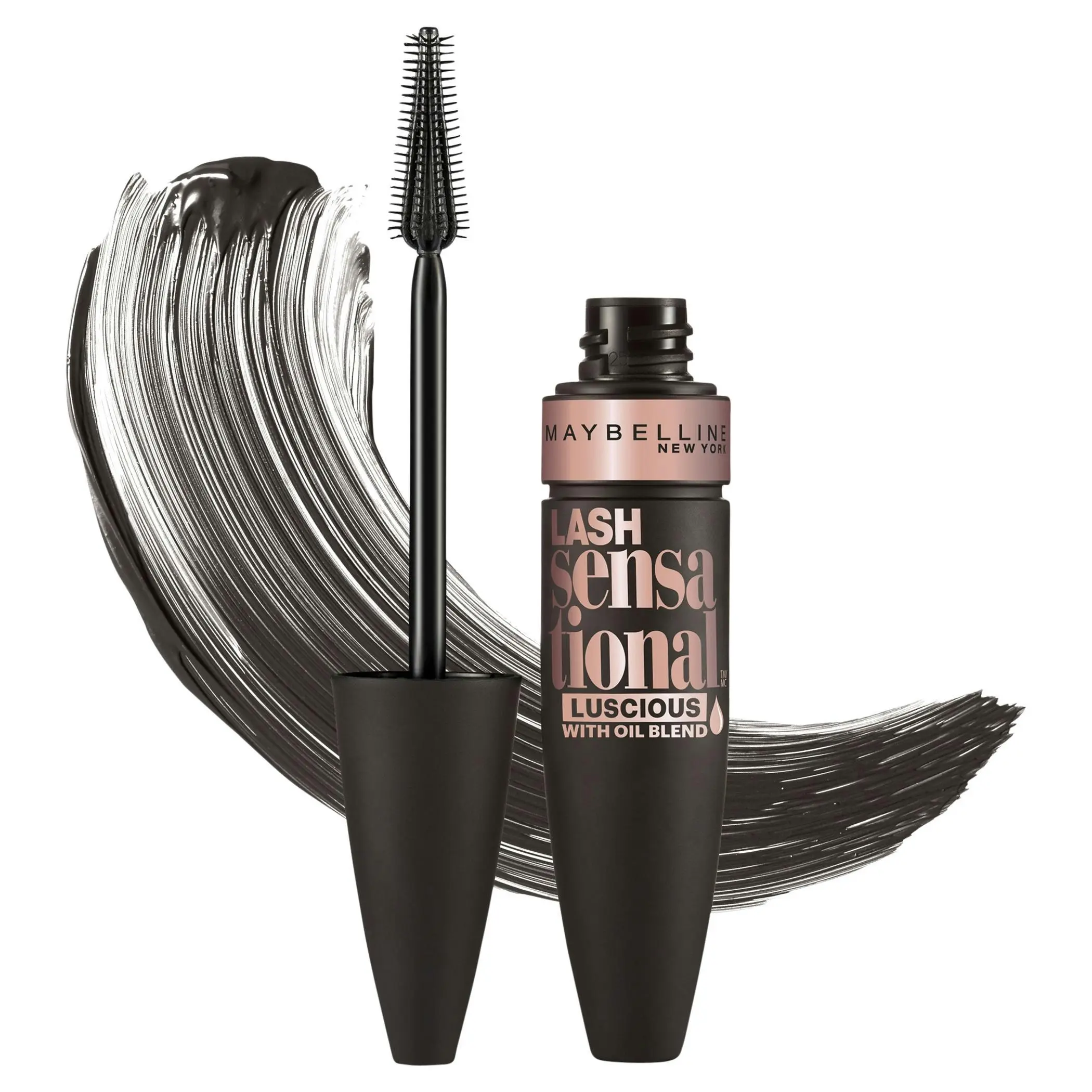 Maybelline Lash Sensational Luscious Lengthening Mascara Blackest Black