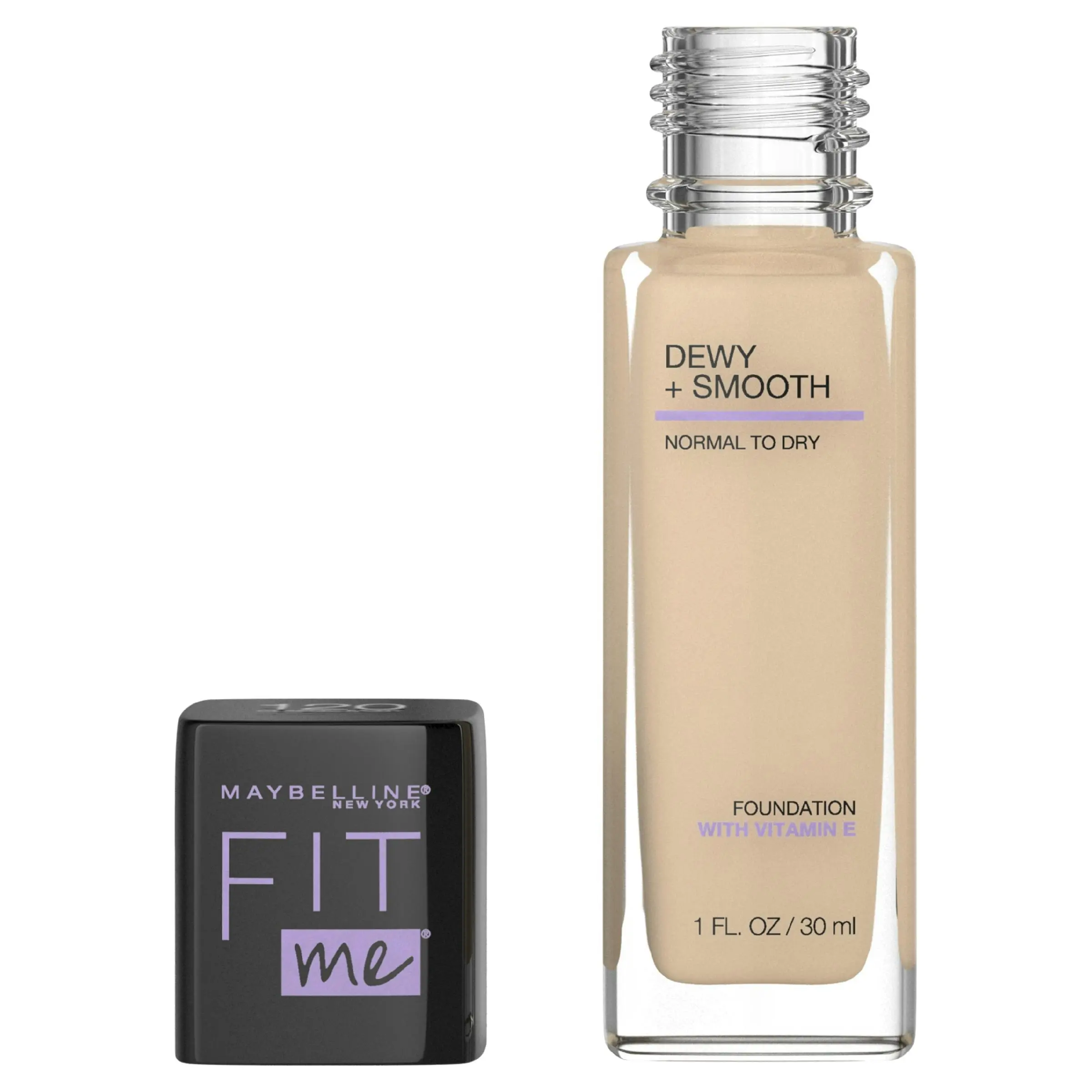 Maybelline Fit Me Dewy & Smooth Foundation 120 Classic Ivory