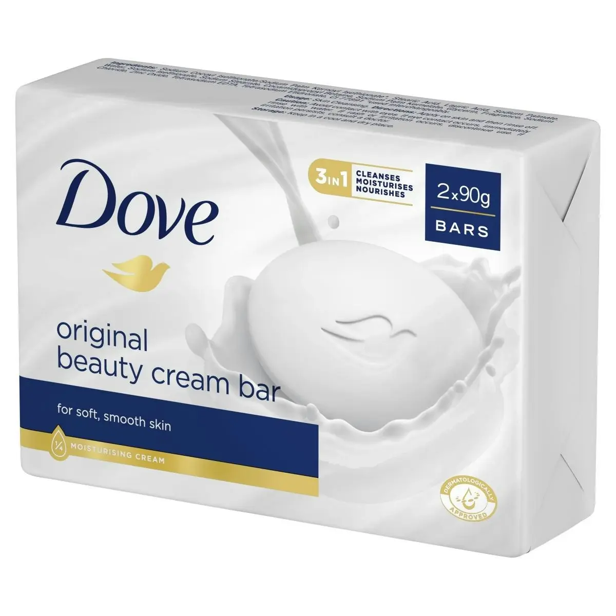 Dove Beauty Cream Bar Original Soap 90g 2 Bars