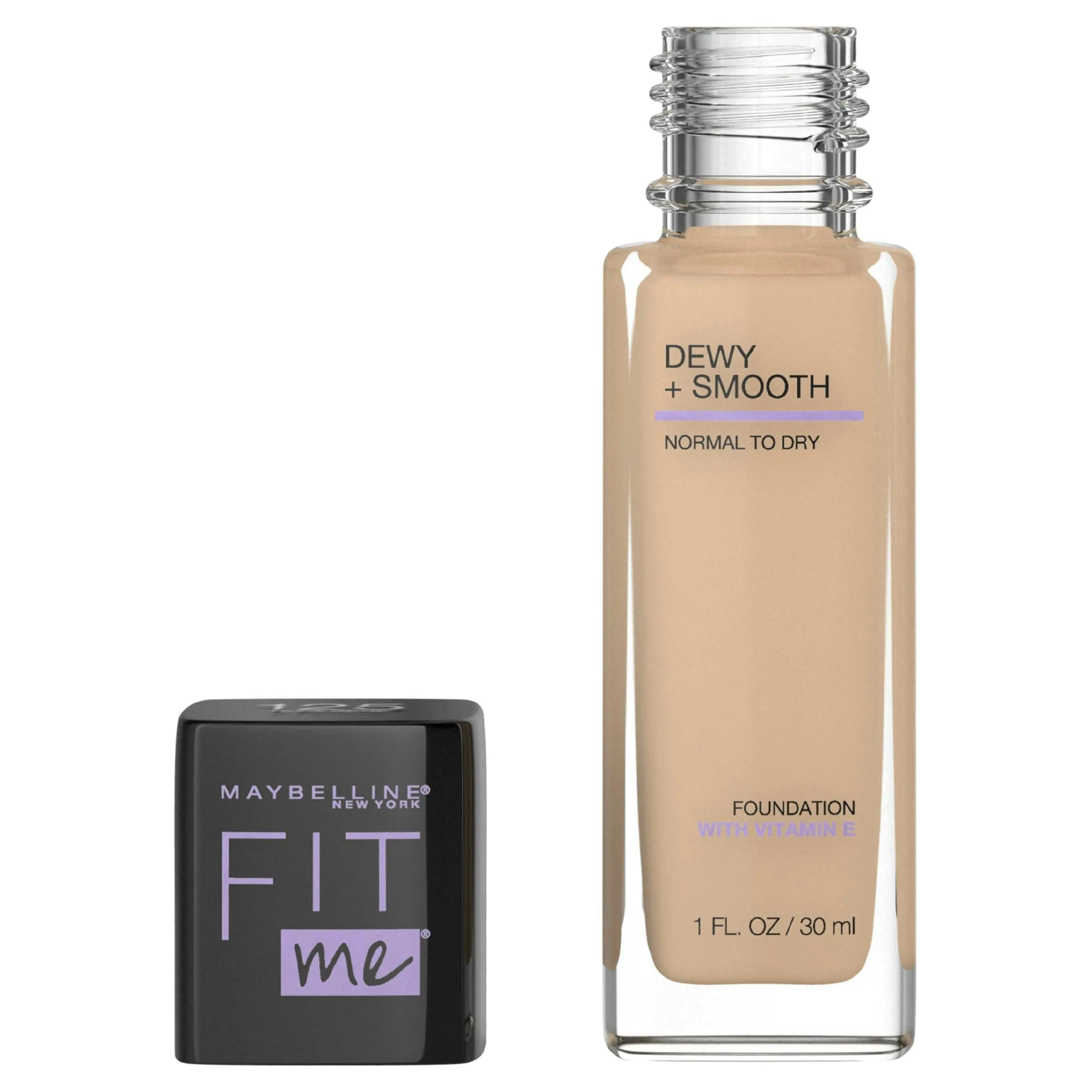 Maybelline Fit Me Dewy & Smooth Foundation 125 Nude Beige