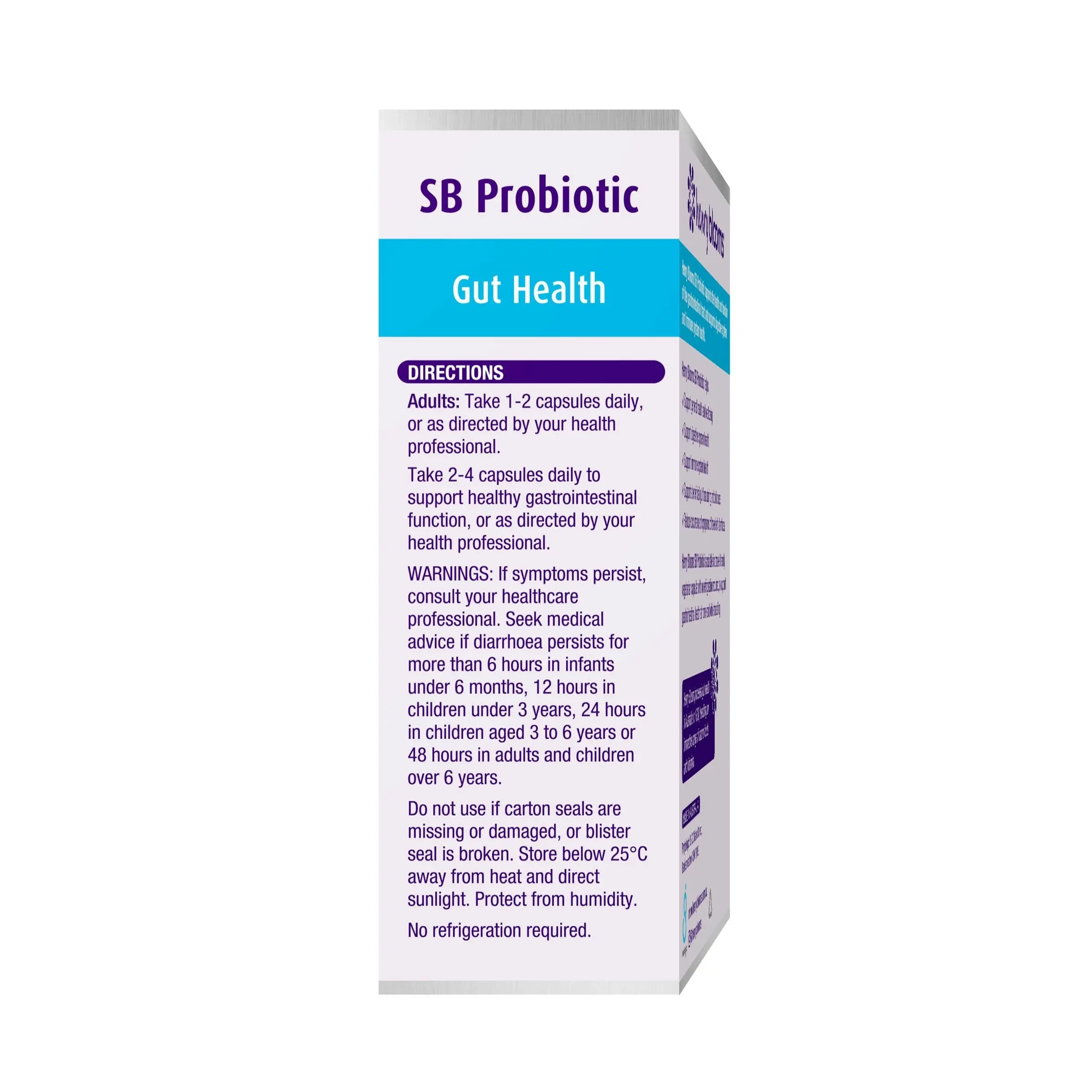 Henry Blooms Sb Probiotic Gut Health 30 Vegetarian Capsules